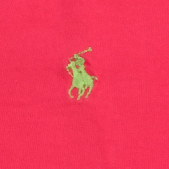 Ralph Lauren Sport Pink V Neck - Picture 3 of 3